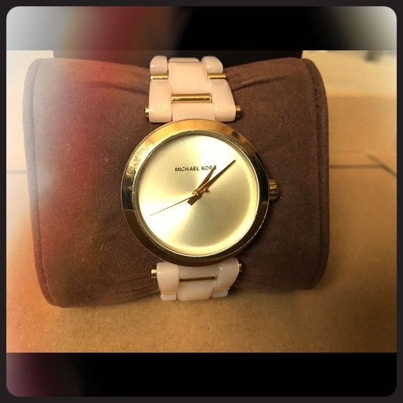 Michael Kors MK4316 Delray Gold Blush Watch - Picture 1 of 4